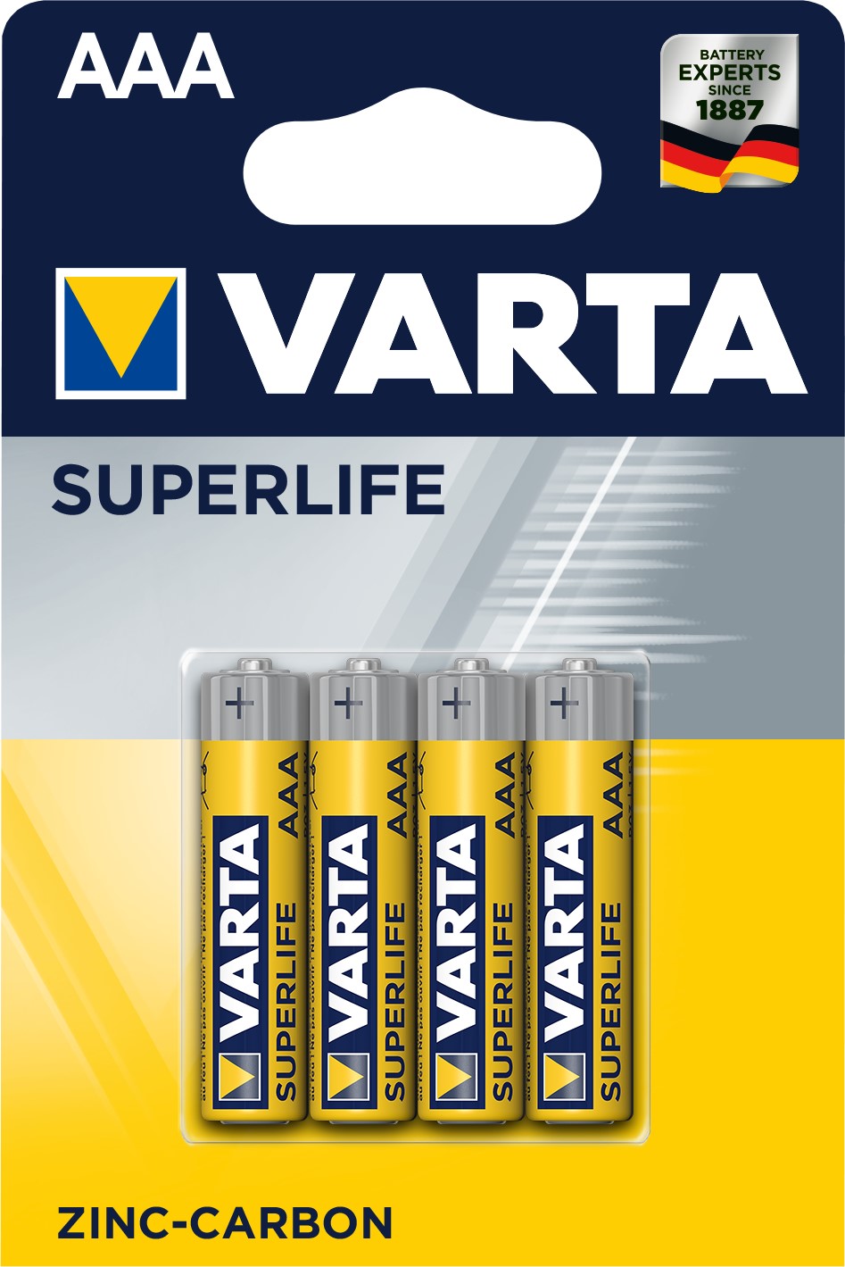 VARTA AAA/R03 x4 Pile saline 1,5V VARTA