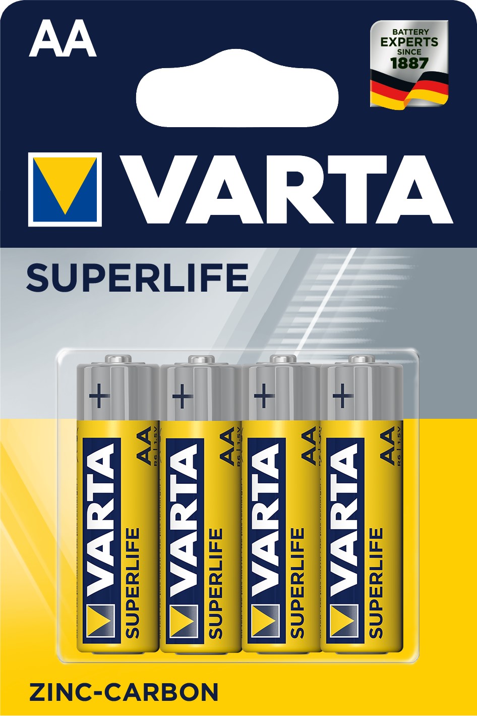 VARTA AA/R6 x4 Pile saline 1,5V VARTA