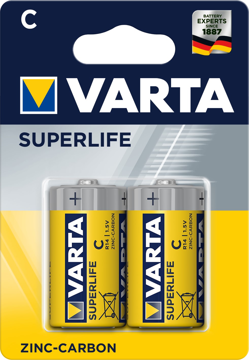 VARTA C/R14 x2 Pile saline 1,5V VARTA