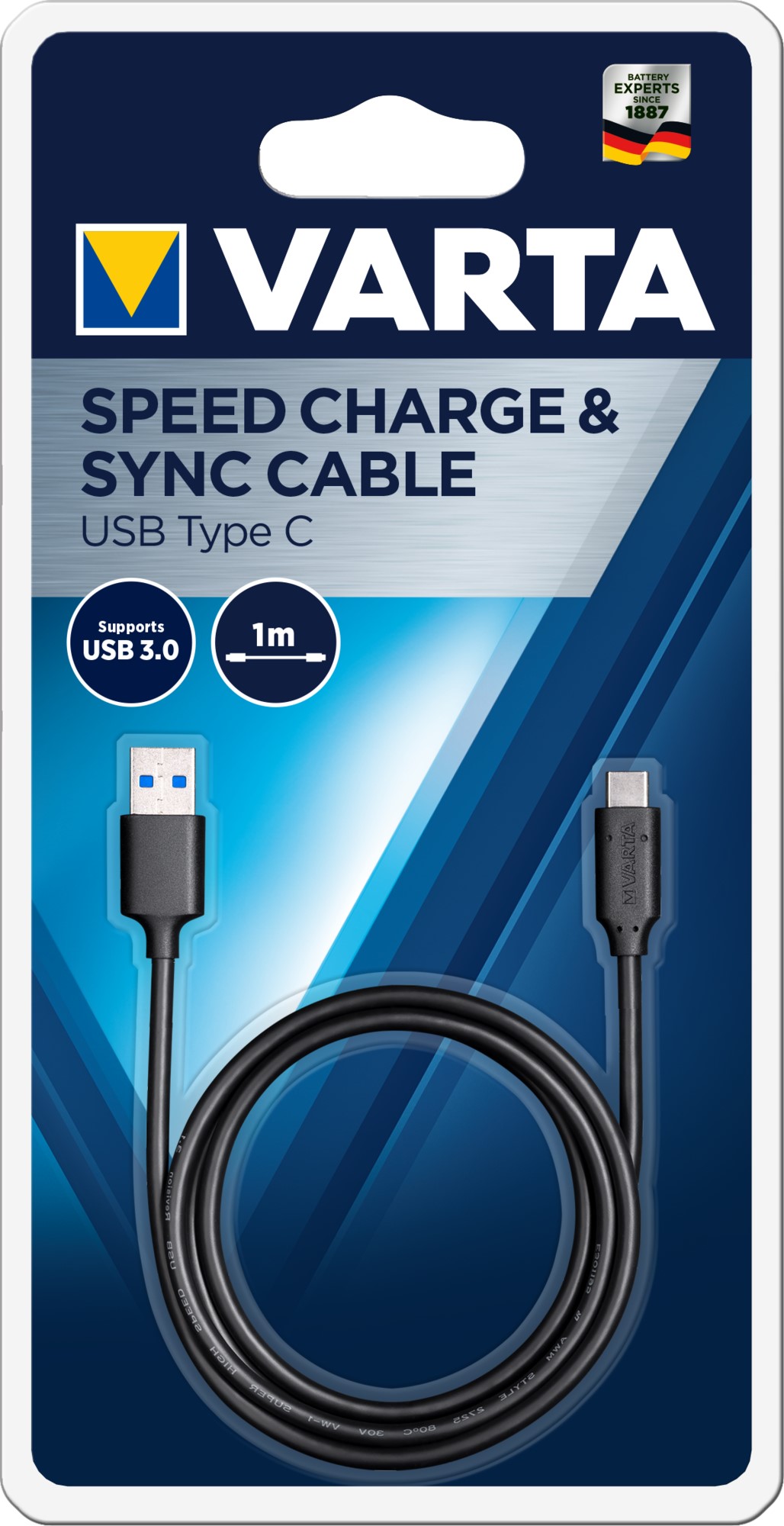 VARTA CABLE USB in / type C out VARTA