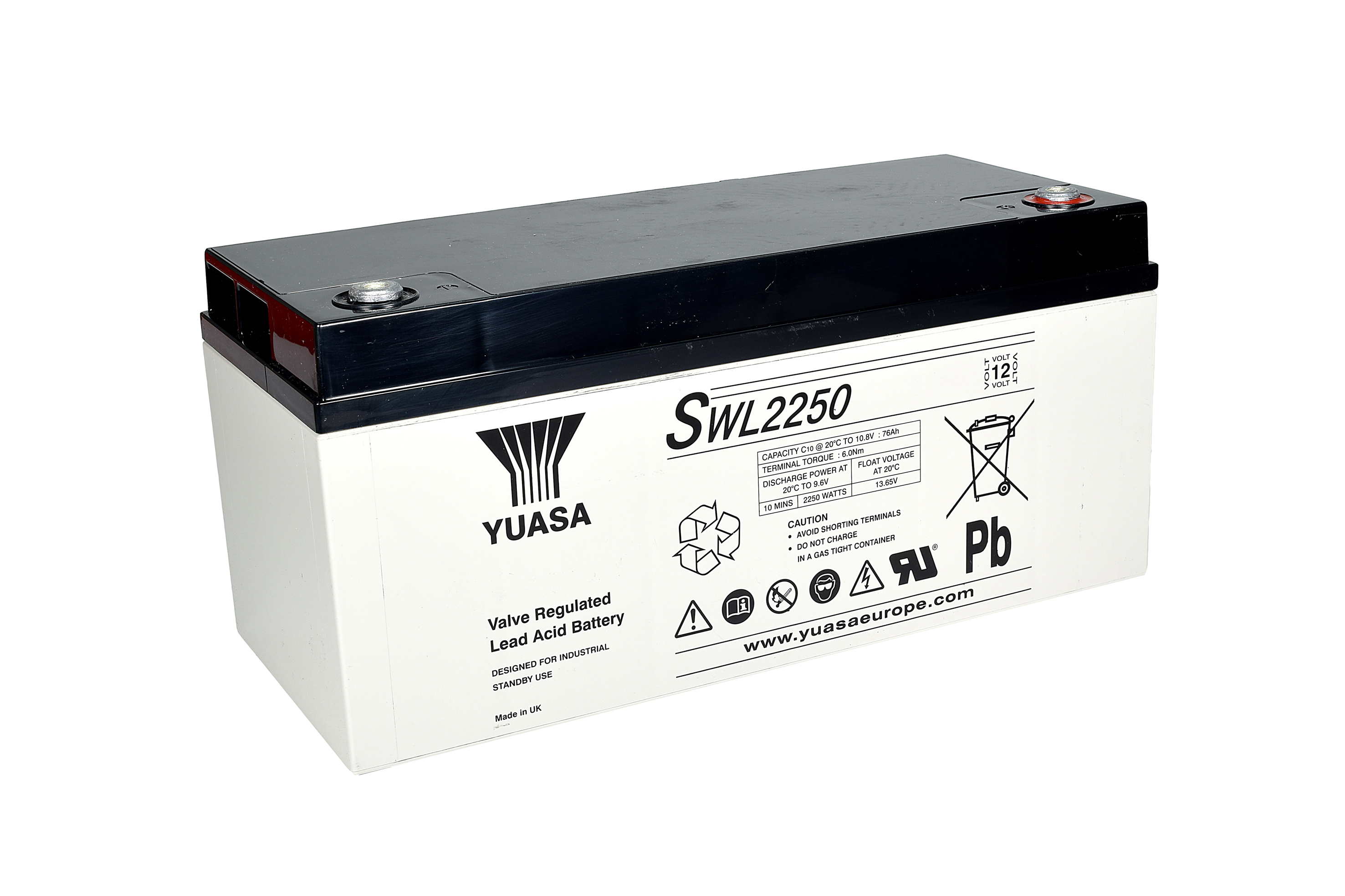 YUASA Plomb Etanche GAMME SWL - Applications décharges rapides 12V 84Ah YUASA