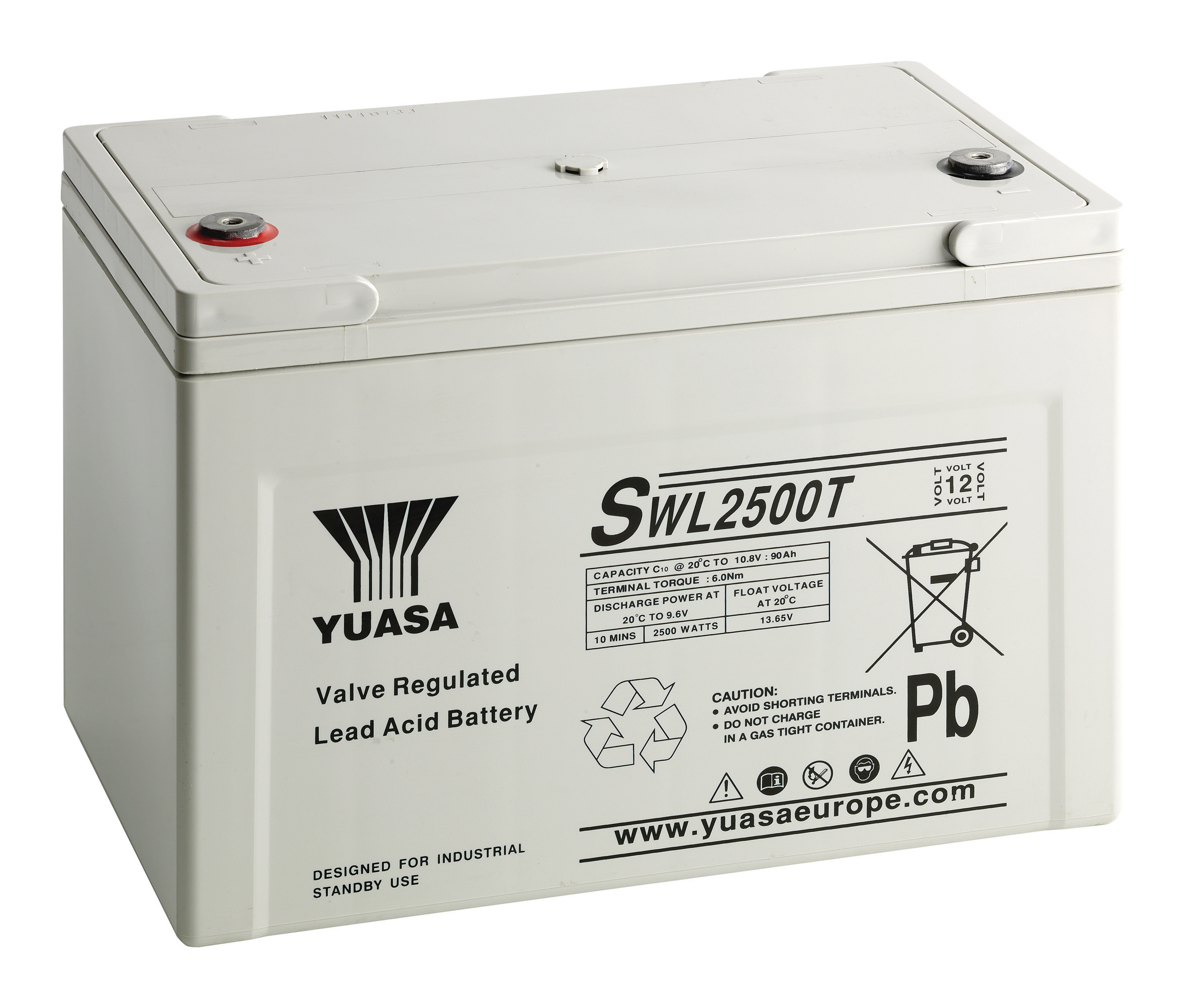 YUASA Plomb Etanche GAMME SWL - Applications décharges rapides 12V 92,4Ah YUASA