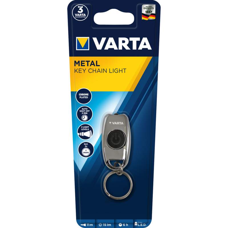 VARTA PORTE CLES ALARME LED pile CR2032 fournie VARTA