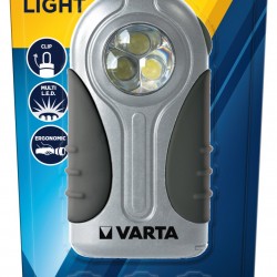 VARTA BOITIER PLAT AAA x3 inclues LED x3 métal 28 lm 56m VARTA