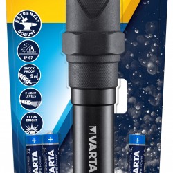 VARTA TORCHE indestructible LED + 6 AA fournies VARTA