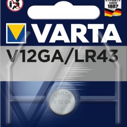 VARTA LR43/V12GA x1 Pile alcaline 1,5V VARTA