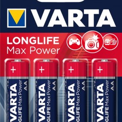 VARTA LONGLIFE MAX POWER Pile alcaline AA/LR6 x4 VARTA