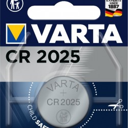 VARTA CR2025 x1 Pile lithium 3V VARTA