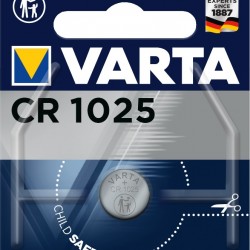 VARTA CR1025 x1 Pile lithium 3V VARTA