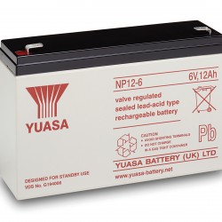 YUASA Plomb Etanche NP12-6 / 6V 12Ah YUASA